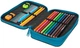 Piórnik z wyposażeniem CoolPack Jumper 2 Fossil 2 przegrody 35 elementów 19.5x12.5x5 cm (5903686326912) - obraz 2