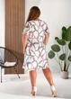 Сукня жіноча літня шифонова з підкладкою (055252301) Молочний 56 - зображення 7