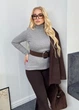 Гольф женский ангоровый вязаной фактуры (06952302) Серый 50-52 - изображение 2
