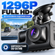 Автомобильный видеорегистратор с тремя камерами 1296P Full HD+, G-Sensor, ночной съемкой, циклической записью, микрофоном и дисплеем, черный - изображение 3