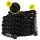 Канат тренировочный Cornix Battle Rope 12 м для кроссфита XR-0574 Black - изображение 2