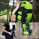 Рюкзак туристичний Springos 90 л CS0131 Black/Green - зображення 4