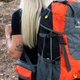 Туристический рюкзак Springos 70 л CS0128 Black/Grey/Orange - изображение 4