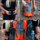 Туристический рюкзак Springos 70 л CS0128 Black/Grey/Orange - изображение 5