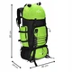 Рюкзак туристичний Springos 90 л CS0131 Black/Green - зображення 11