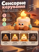 Ночник детский силиконовый музыкальный LED светильник аккумуляторный беспроводная ночная лампа в форме торта с мелодией Happy Birthday настольный для сна ребенка младенца мальчика девочки в кроватку спальню подарок на день рождения светодиодный сенсорный - изображение 9