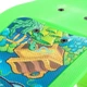 Cкейтборд дитячий салатовий 3в1 із захистом і шоломом Fishskateboards 4118 Green-Blue - зображення 8