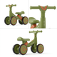 Детский толокар беговел музыкальный Mierteqi Baby Go 1134 возраст от 1 года Deep Green - изображение 5