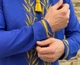 Чоловіча дизайнерська вишиванка «Колосся» — із золотою вишивкою, 48 синій (24) - изображение 6