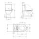 Унитаз-моноблок напольный Qtap Kolibri Ultra Quiet безободковый с сиденьем Soft-close WHITE QT10226380W - изображение 2