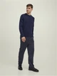 Джемпер JACK&JONES темно-синій XIDTZ923 L - зображення 3