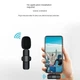 Беспроводные петличные микрофоны K9+ Wireless Lavalier с адаптерами Lightning и Type-C, 2 шт., черные - изображение 3