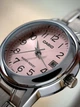 Жіночий годинник Casio LTP-V002D-4B сталевий браслет рожевий циферблат - зображення 4