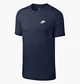 Футболка чоловіча Nike M Nsw Club Tee 2XL Синій AR4997-410 - зображення 1