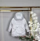 Куртка осенняя для девочки серо-голубая на 1г 86см арт2219 - изображение 2