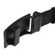 Автоматичний чоловічий пасок з пряжкою115-125×3.5 / ремінь на штани Borsa Leather, чорний - зображення 3