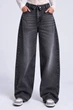 Джинси жіночі It’s Basic 4545-2W6-1 straight fit baggy широкі з відвернутим поясом 34 чорні - зображення 1