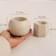 Подарунковий DIY-набір для створення 2 ароматичних свічок із соєвого воску, білий - зображення 5