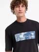 Футболка хлопковая длинная мужская Hugo Boss 542170174 2XL Черная (1160148258) - изображение 4