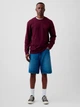 Свитшот на флисе мужской GAP 159243059 XL Бордовый (1162423554) - изображение 3
