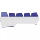 Игровая клавиатура Proove Gaming Cyrex 65% 68 клавиш магнитная Magnetic KTT AquaPrime RGB USB Type-C PBT UKR/ENG White-purple - изображение 7