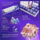 Игровая клавиатура Proove Gaming Cyrex 65% 68 клавиш магнитная Magnetic KTT AquaPrime RGB USB Type-C PBT UKR/ENG White-purple - изображение 9