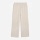 Спортивні штани на флісі жіночі Puma ESS Wide Leg Pants 69291982 M Бежеві (4070033450598) - зображення 4