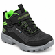 Кроссовки детские Skechers Razorflex Chill Waterproof водонепроницаемые черные с серым 32 (2021572031306) 20 см - изображение 1