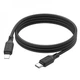 Кабель Hoco X90 PD Type-C – Lightning 20 Вт 1 м чорний - изображение 5