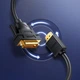 Кабель Ugreen HD106 HDMI – DVI 2 м чорний - изображение 2