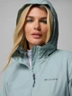 Спортивна вітровка з капюшоном жіноча Columbia 874995577 XS Блакитна (1161514976) - зображення 14