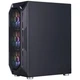 Корпус 1stPlayer X6-BK-4F1, Чорний - 595141 - зображення 3