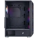 Корпус 1stPlayer X6-BK-4F1, Чорний - 595141 - зображення 4
