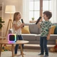 Портативная караоке-система K12 с двумя микрофонами и Bluetooth 5.1 мощностью 10 Вт для вокала и вечеринок с RGB-подсветкой Черная - изображение 2