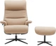Крісло-реклайнер софа Qlab RC240BE Leather Beige - зображення 2