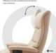 Крісло-реклайнер софа Qlab RC240BE Leather Beige - зображення 15