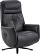 Крісло-реклайнер софа Qlab RC268B Leather Black - зображення 1
