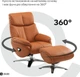 Крісло-реклайнер софа Qlab RC280BR Leather Brown - зображення 10