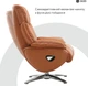 Крісло-реклайнер софа Qlab RC280BR Leather Brown - зображення 12
