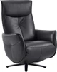 Крісло-реклайнер софа Qlab RC300B Leather Black - зображення 1