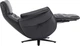 Крісло-реклайнер софа Qlab RC300B Leather Black - зображення 2