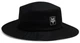 Панама Fox Sun Hat Base Over Black S/M черная широкие поля Flexfit шнурок на шее - изображение 1