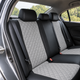 Авточехлы Alux Kia Optima 3 (TF) Серые экокожа + алькантара (AL-1692) - изображение 7