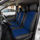 Авточехлы Alux Volkswagen LT35 (LT II) Синие экокожа + алькантара 1+2 (AL12-0518) - изображение 4