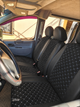 Авточехлы Alux Volkswagen LT 2 (LT 46) Черные с серой строчкой экокожа + алькантара 1+2 (AL12-0536) - изображение 5