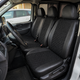 Авточехлы Alux Volkswagen LT28 (LT II) Черные экокожа + алькантара 1+2 (AL12-0507) - изображение 5