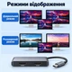Адаптер 4 в 1 HDMI 4k60Hz USB2.0 PD 100 W Stone (ST-H06DH) - зображення 6