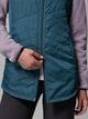 Теплый жилет короткий женский Columbia 201546377 M Бирюзовый (1162344879) - изображение 7