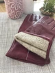 Перчатки женские натуральная кожа серые с шерстяной подкладкой (арт. 852s2) - изображение 2