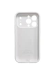 Чохол для iPhone 18 Pro силіконовий Soft-touch Silicone Case Full Size with Frame (AA) White - зображення 2